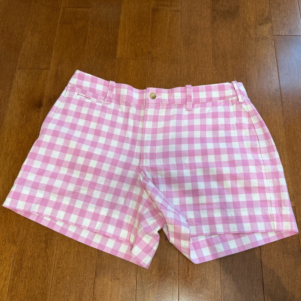 Polo Ralph Lauren Pink Gingham Women's Shorts